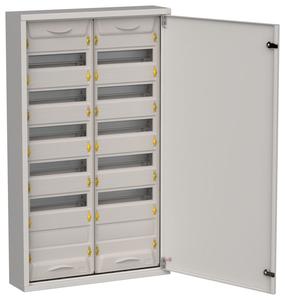 Корпус ЩРн-144 (2х72) TITAN 5 960х570х140 IP31 метал. сер. IEK TI5-50-N-2X072-31-7035