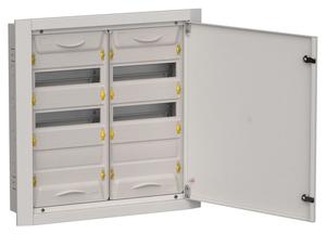 Корпус ЩРв-72 (2х36) TITAN 5 630х625х130 IP31 метал. сер. IEK TI5-50-V-2X036-31-7035