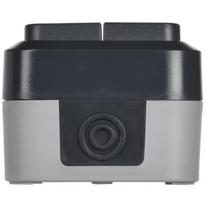 Выключатель проходной 2-кл. ОП TORS TS125 10А IP55 графит IEK TS-V22-0-10-55-K53