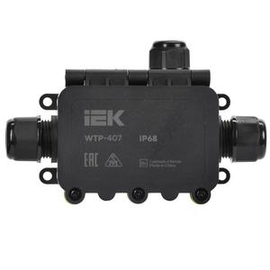 Коробка распределительная герметичная WTP-407 IP68 3 ввода IEK UWB10-T-450-40-03-68