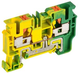 Колодка клеммная CP-PEN земля 10кв.мм жел./зел. IEK YCT21-00-K52-010