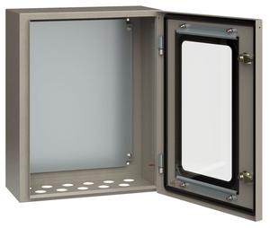 Корпус ЩМП-2-0 500х400х220 IP54 У2 прозр. дверь метал. IEK YKM11-02-54-1