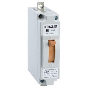 Выключатель автоматический 1п 2.5А 6Iн ВА21-29М-140010 У3 240В DC КЭАЗ 102355