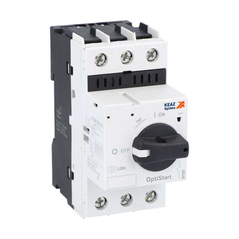 Выключатель автоматический 3п 6.5А 100кА OptiStart MP 32RHI 6.5 T2 КЭАЗ 340161