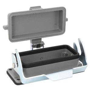 Корпус приборный проходной OptiLink HDC-H16B-BK-1L-MCV с крышкой КЭАЗ 353716