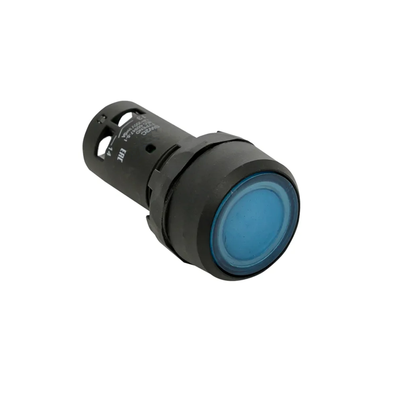 Кнопка с подсветкой OptiSignal Compact D22 С7-PL-B601 син. 1НЗ 24В AC/DC XB7NW36B2 КЭАЗ 362088