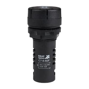 Зуммер с пульсирующим сигналом OptiSignal Compact D22 С7-B-B2F черн. 24В AC/DC КЭАЗ 362179