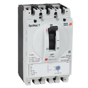 Выключатель автоматический для защиты двигателя 3п 40А OptiMat T125L M-M КЭАЗ 355834