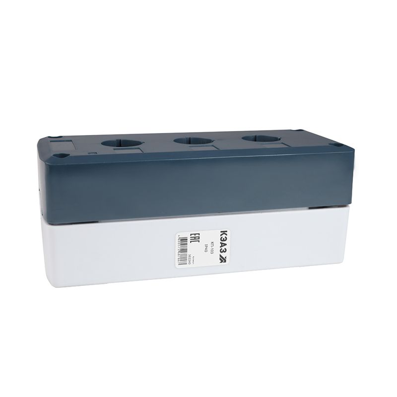 Корпус кнопочного поста КП-103 сер. 3 отв. IP40 КЭАЗ КЭАЗ 362240