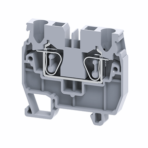 Мини-клемма проходная пружинная OptiClip CXM-2.5-I-24A-(0.2-2.5) сер. КЭАЗ 331821