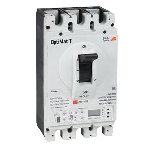 Выключатель автоматический 4п 630А OptiMat T630L-RCA ETE с блоком защиты от токов утечки КЭАЗ 357001