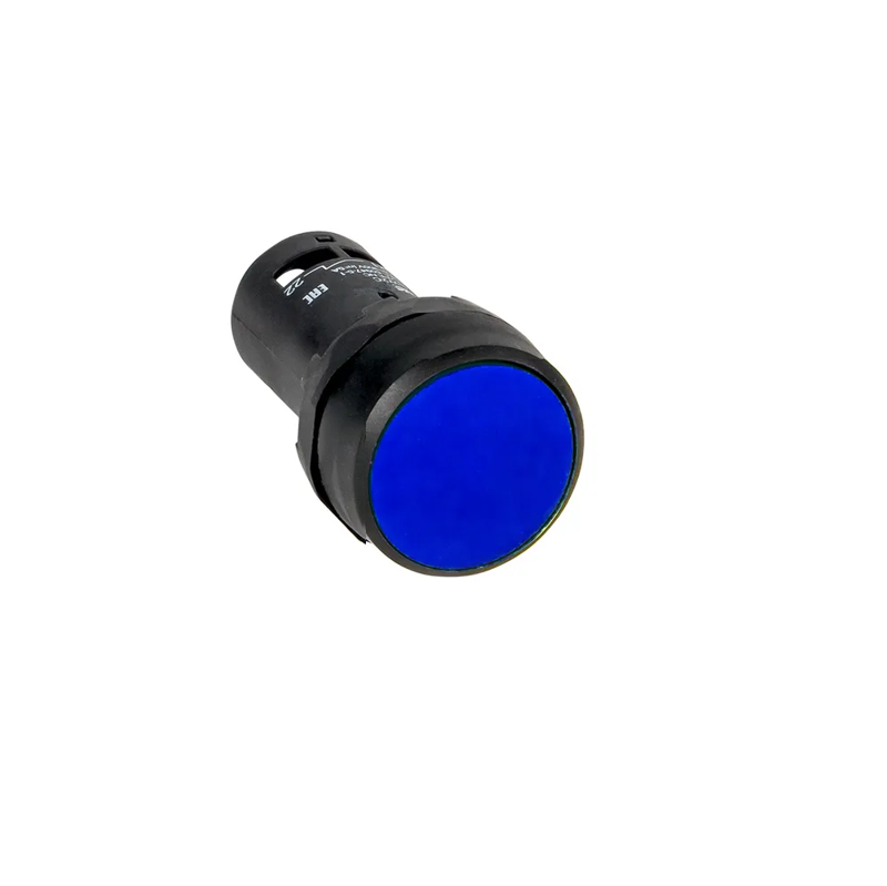 Кнопка с фиксацией OptiSignal Compact D22 С7-PH-620 син. 2НО XB7NH63 КЭАЗ 362083