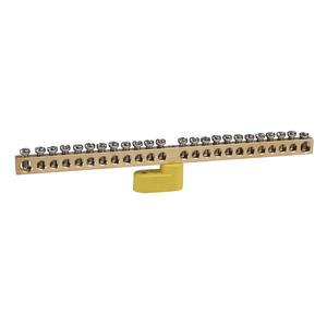 Шина нулевая с одним изолятором OptiKit BB-O-PE-S-24-6х9 желт. КЭАЗ 277939