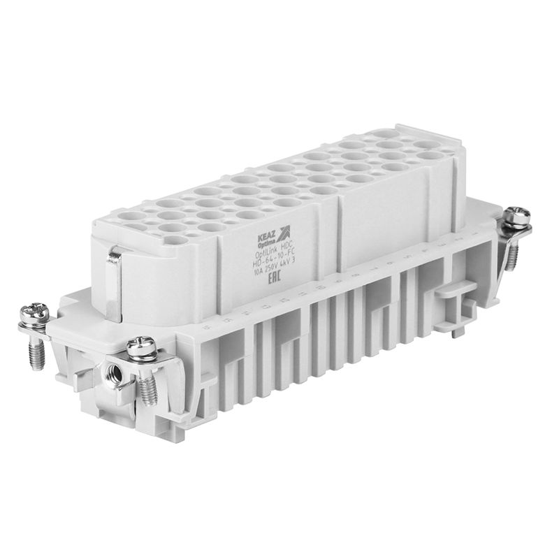 Розетка OptiLink HDC-HD-64-10-FC-(0.14-2.5) 250В КЭАЗ 352229