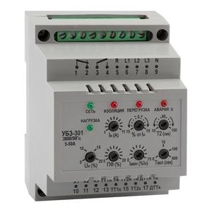 Реле защиты двигателя OptiDin УБЗ 301 63 630 УХЛ3.1 КЭАЗ 139507