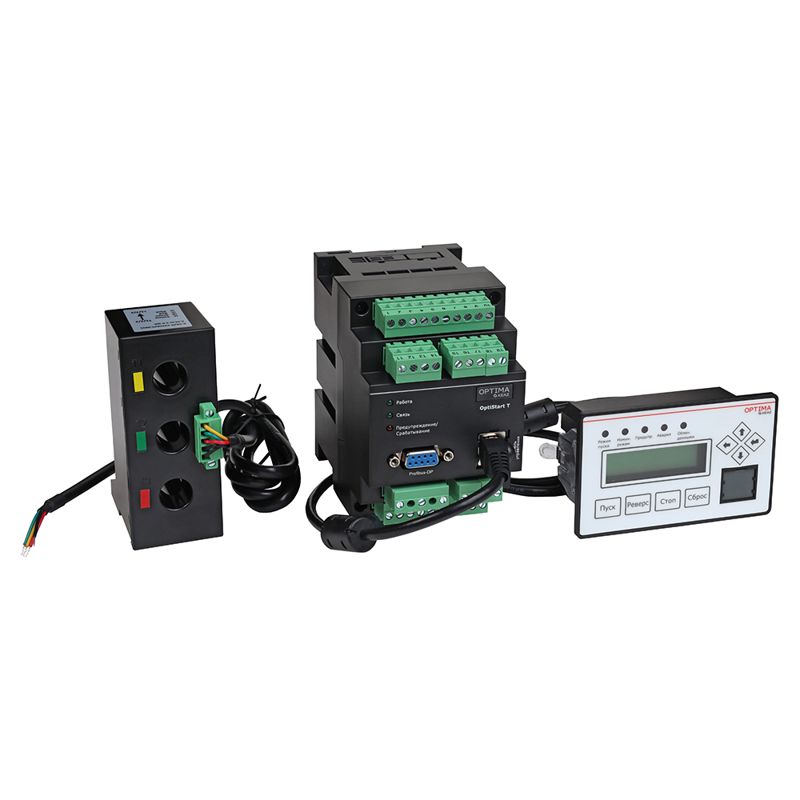 Система управления и защиты двигателя OptiStart T LTMR-6-M2 программируемая КЭАЗ 373825