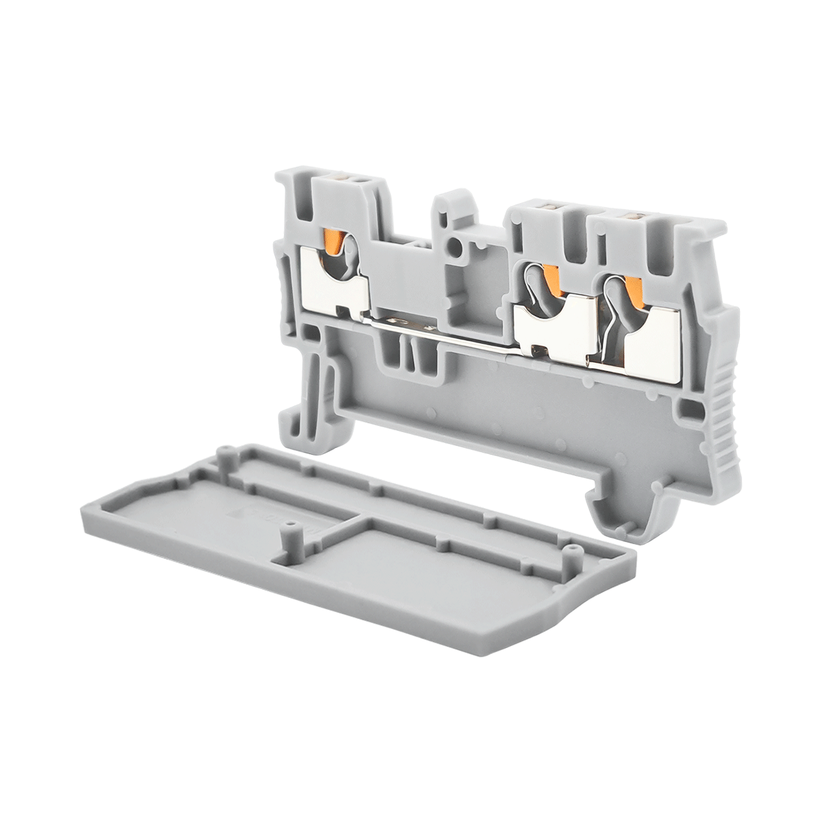Заглушка для трехпроводных клемм push-in, 1.5 мм², серая (уп. 20 шт.)