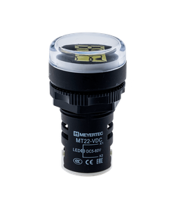 Индикатор напряжения, 5-60V DC, белый
