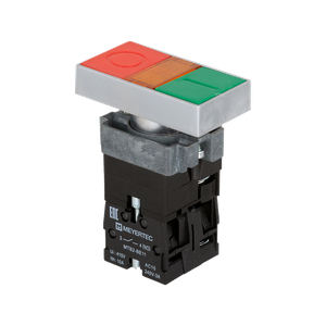 Кнопка двойная с подсветкой 220V