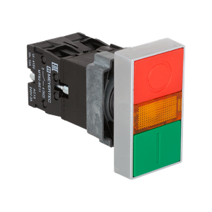 Кнопка двойная с подсветкой 220V