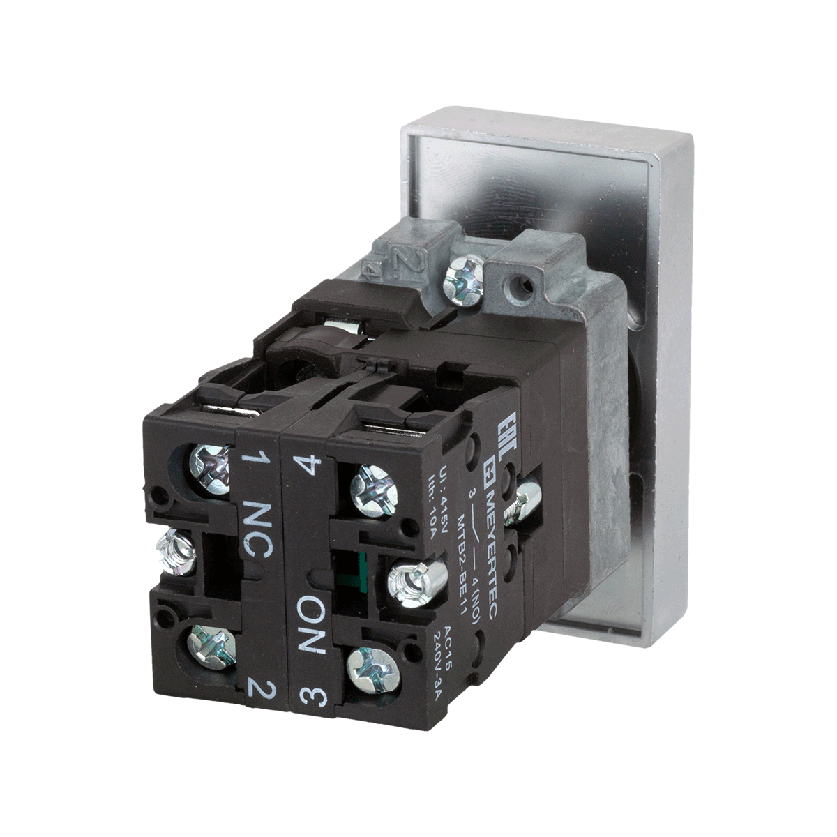 Кнопка двойная с подсветкой 220V