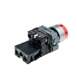 Кнопка с подсветкой красная 24V 1NC