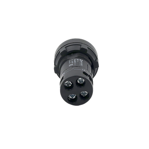 Кнопка синяя выступающая с подсветкой, 1NO, 24V AC/DC, IP54, пластик