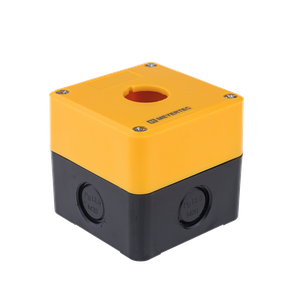 Корпус кнопочного поста, 1 место, желтый, IP54