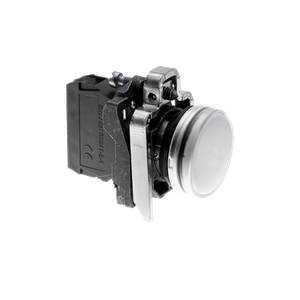 Лампа сигнальная белая, 24V AС/DC, IP65, металл