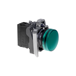 Лампа сигнальная зеленая, 220V AС/DC, IP65, металл