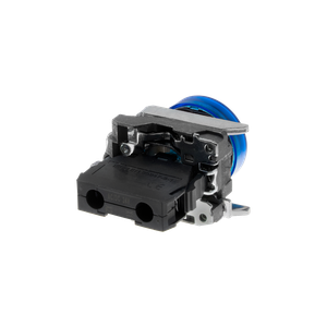 Лампа сигнальная синяя, 24V AС/DC, IP65, металл