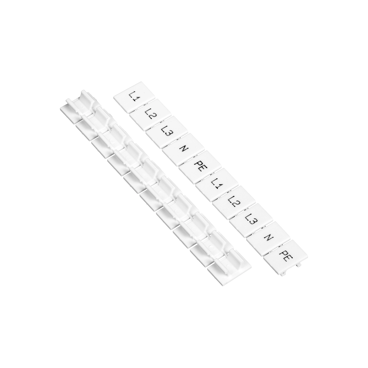 Маркировка клеммного ряда, ширина 8 мм (символы L1, L2, L3, N, PE) (уп. 100 шт.)