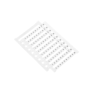 Маркировка пружинных клемм 4 мм², 1-10 (упак. 100 шт.)