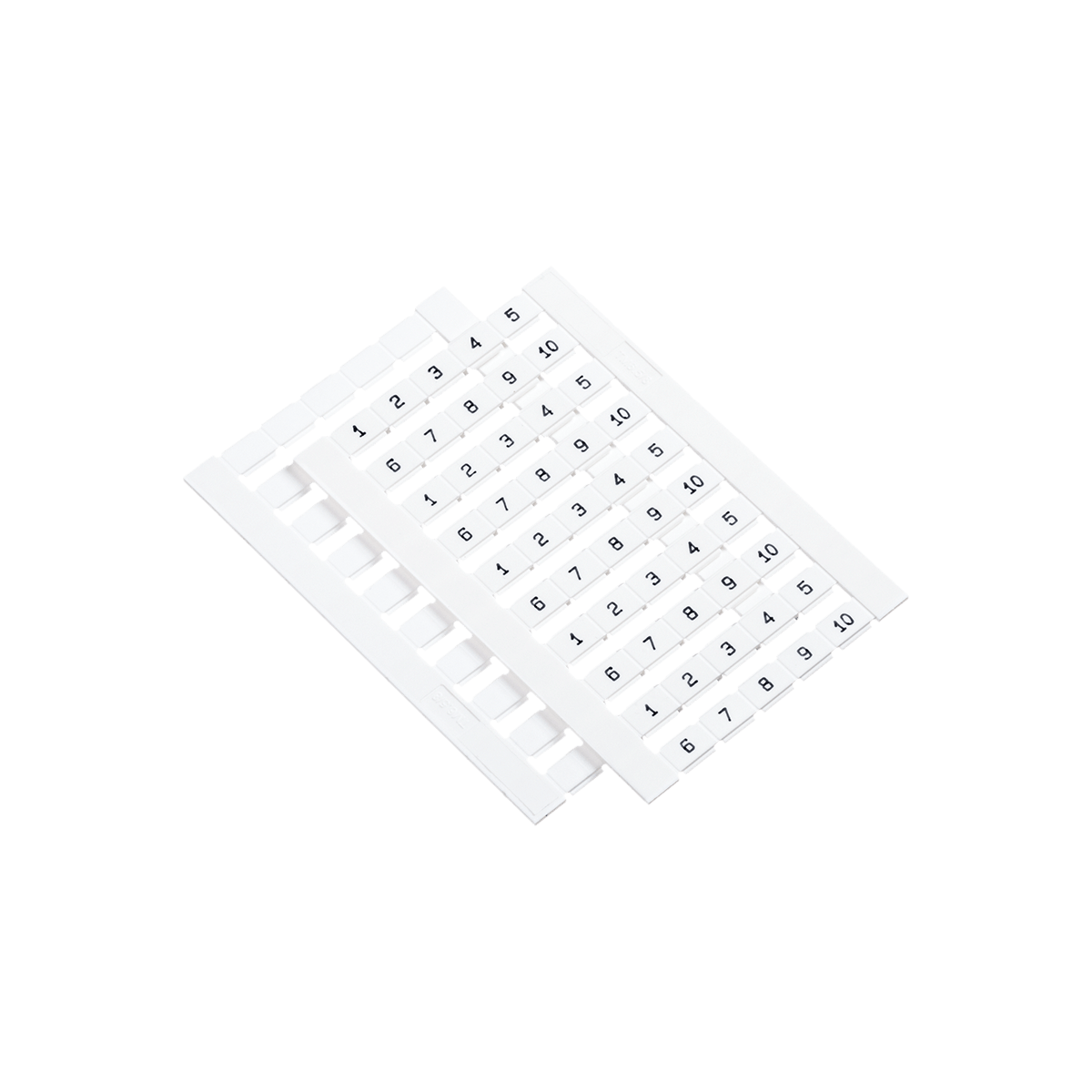 Маркировка пружинных клемм 6, 10, 16 мм², 1-10 (уп. 100 шт.)