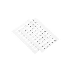 Маркировка пружинных клемм 6, 10, 16 мм², 1-10 (уп. 100 шт.)
