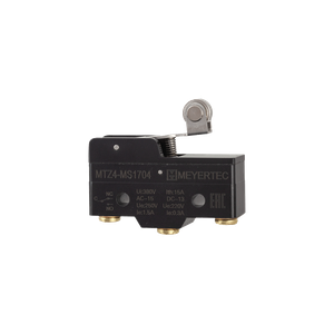 Мини-выключатель концевой, IP40, рычаг с роликом, укороченный