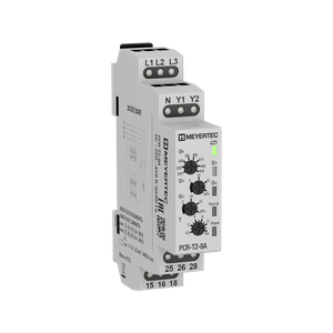 Модульное реле контроля фаз, 2хSPDT, 8A, 220...459V