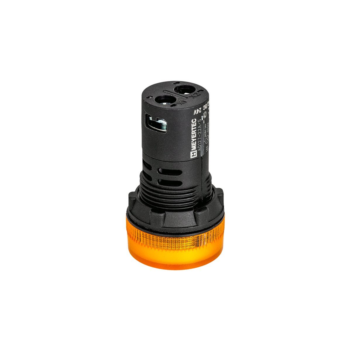 Сигнальная LED лампа, желтый, 24V AC/DC IP65