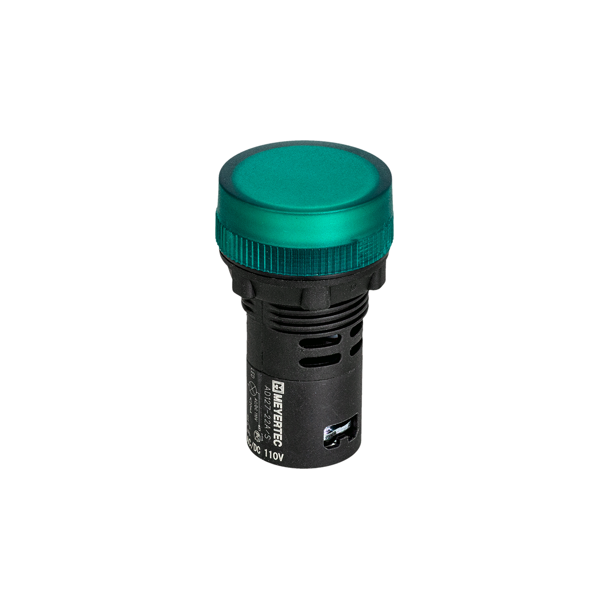Сигнальная LED лампа, зеленый, 110V AC/DC IP65