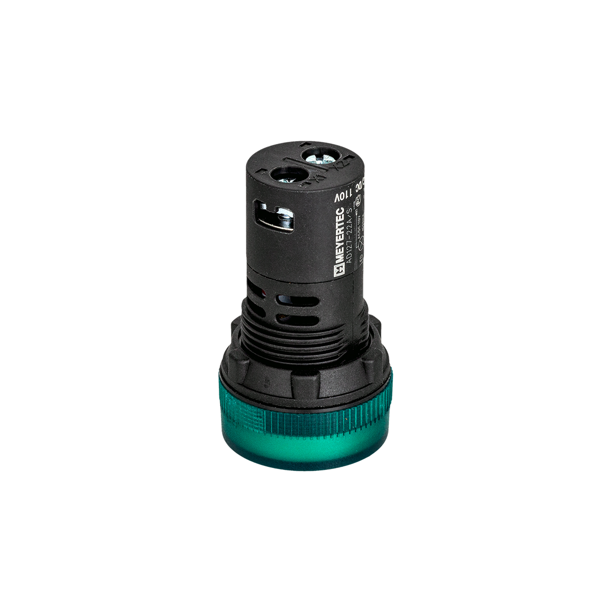 Сигнальная LED лампа, зеленый, 110V AC/DC IP65