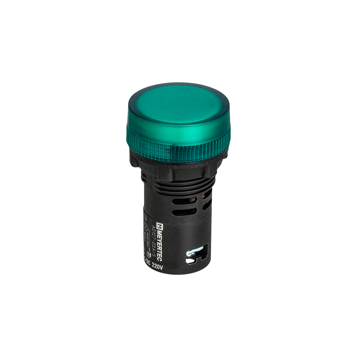 Сигнальная LED лампа, зеленый, 220V AC/DC IP65