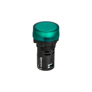Сигнальная LED лампа, зеленый, 220V AC/DC IP65