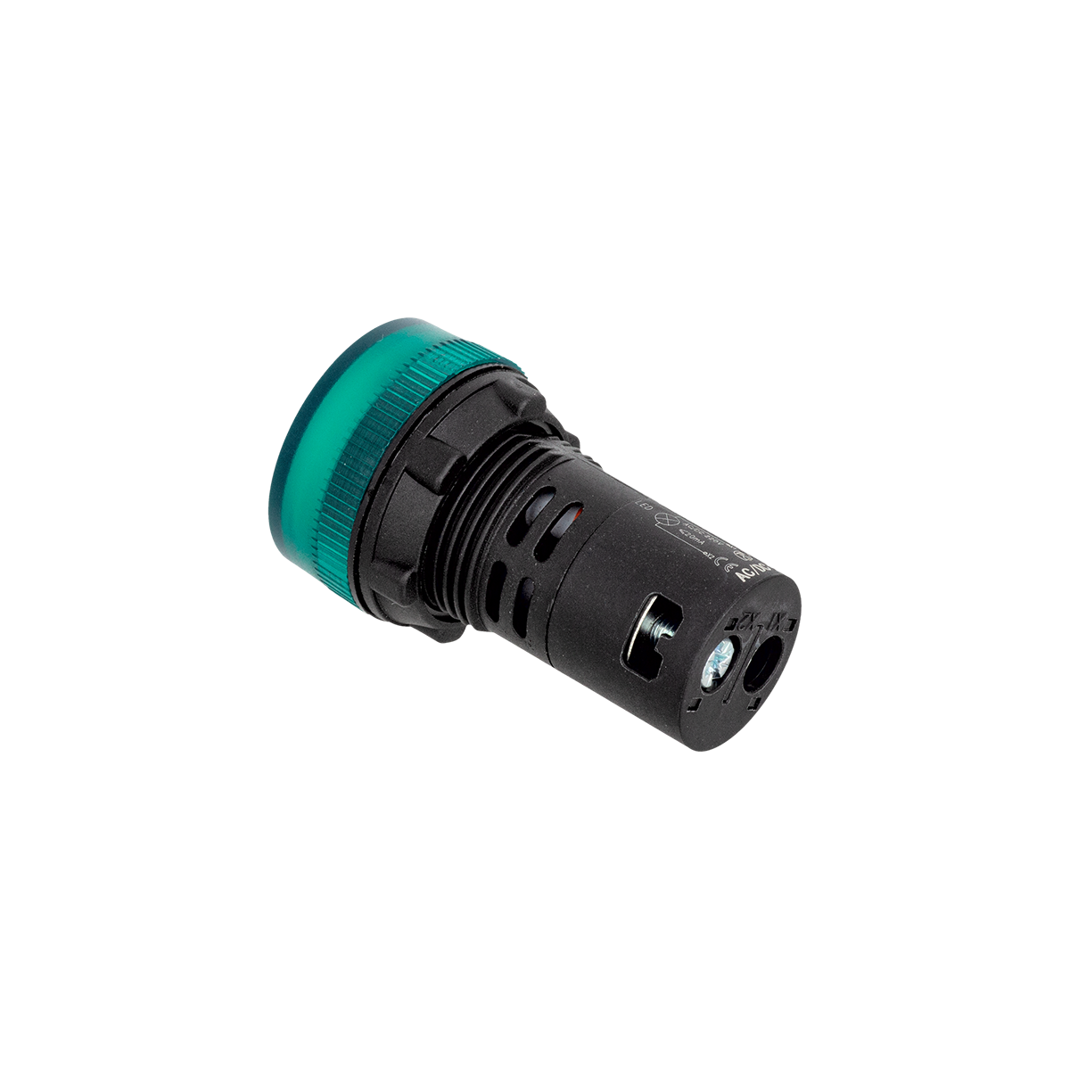 Сигнальная LED лампа, зеленый, 220V AC/DC IP65