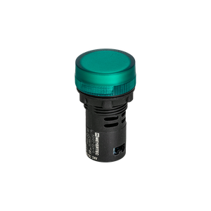 Сигнальная LED лампа, зеленый, 24V AC/DC IP65