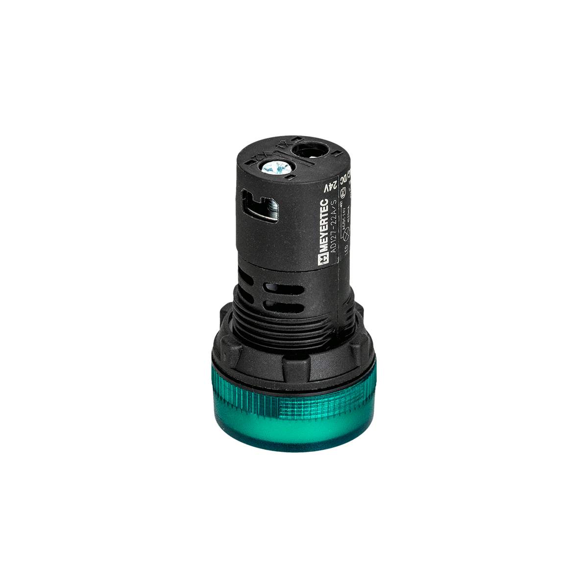 Сигнальная LED лампа, зеленый, 24V AC/DC IP65