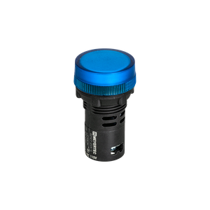 Сигнальная LED лампа, синий, 110V AC/DC IP65