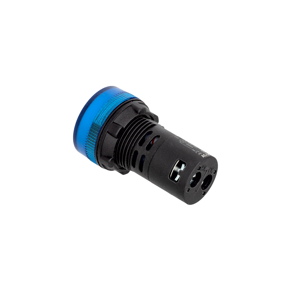 Сигнальная LED лампа, синий, 110V AC/DC IP65