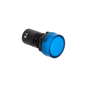 Сигнальная LED лампа, синий, 110V AC/DC IP65