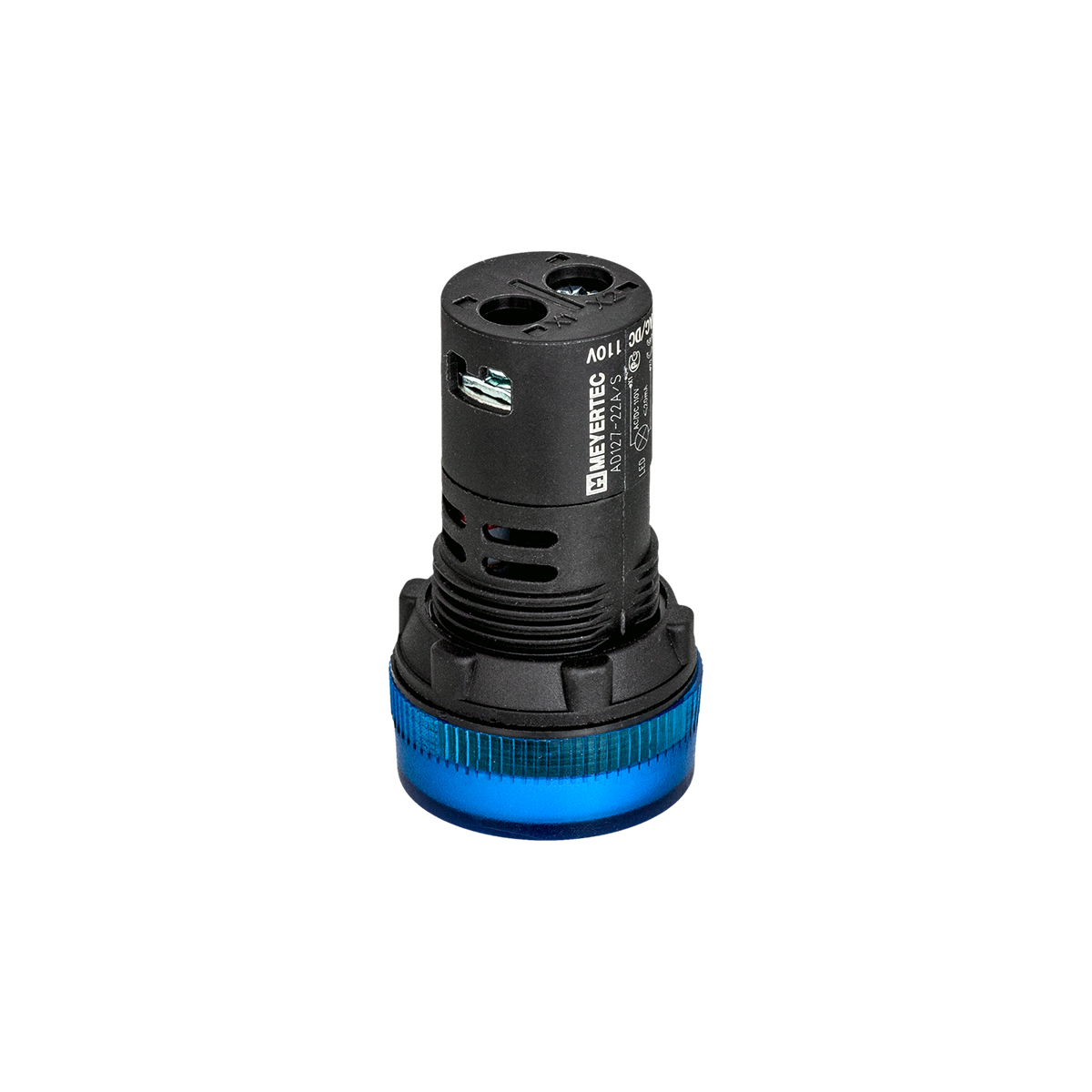 Сигнальная LED лампа, синий, 110V AC/DC IP65