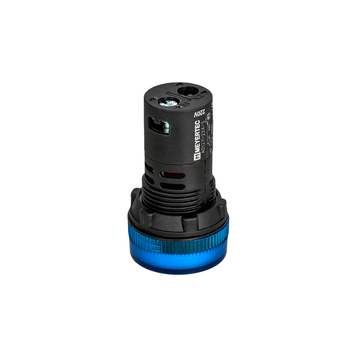 Сигнальная LED лампа, синий, 220V AC IP65